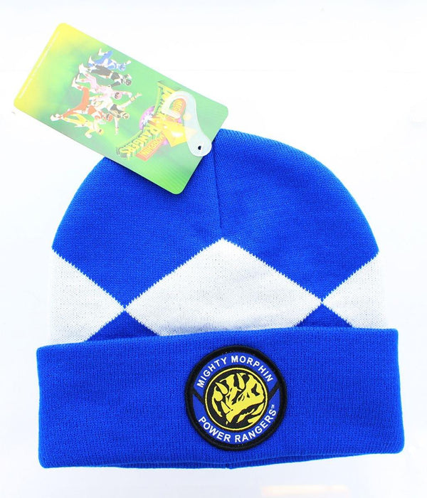 Power Rangers Costume Beanie Hat Blue Ranger