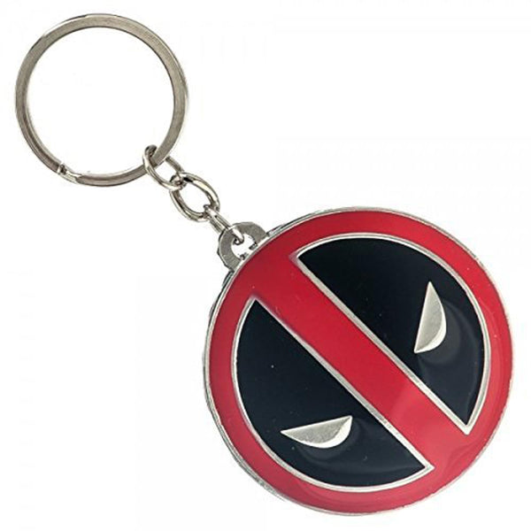 Bioworld Marvel Deadpool Logo Metal Keychain