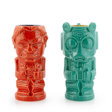 Geeki Tikis Star Wars Han Solo & Greedo Mugs § Star Wars Tiki Style Ceramic Cups