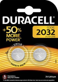 (1 Confezione) Duracell Lithium Batterie 2pz Bottone DL/CR2032