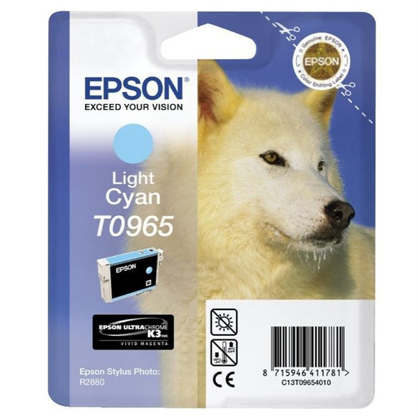 EPSON Cartouche d'encre T0965 Cyan clair - Loup (C13T09654010)