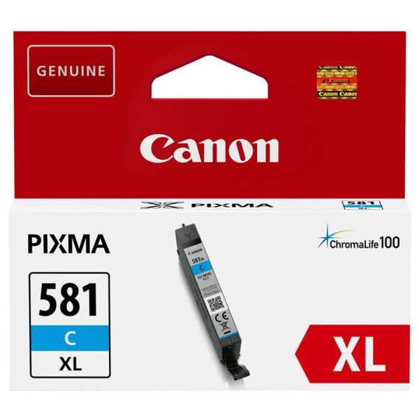 CANON Cartouche d'encre CLI-581C XL grande capacité Cyan (CLI581XL)