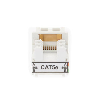 10 Pcs Cat 5E Keystone Jack For 110 Face Plate