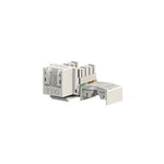 10 Pcs Cat 6 Keystone Jack With Shutter 90 Degree