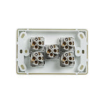 Classic 5 Gang Switch 250V 16Ax Horizontal Pack