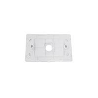 Elegant 1 Gang Grid And Cover Plate White