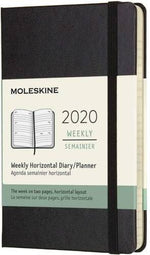 Moleskine Agenda Settim. Orizz. 12M Cop. Rigida 9x14cm Nero