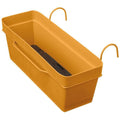 DEROMA Kit jardiniere Like curry avec réserve d'eau - Coloris jaune - 49x28cm