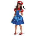 Nintendo Super Mario Bros Girl's Mario Costume Dress Large 10-12