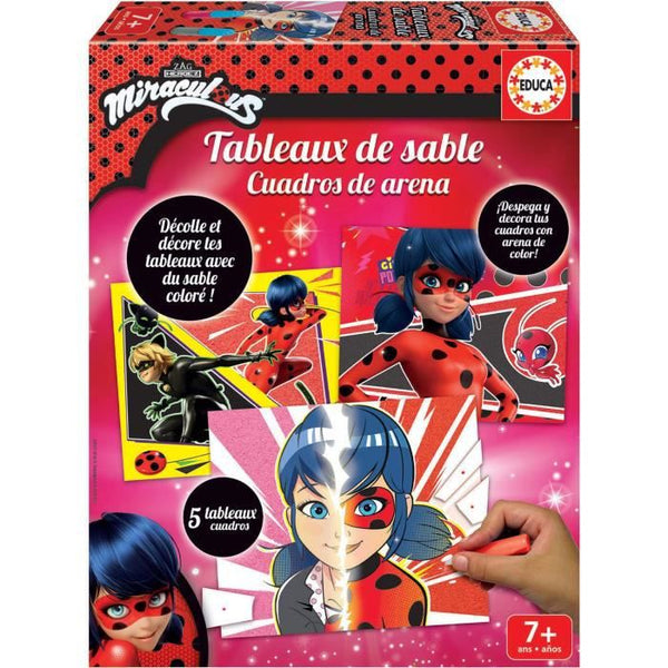 EDUCA - Tableaux de sable Miraculous Ladybug