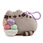 Pusheen Snackable Ice Cream Sundae 5" Plush Backpack Clip