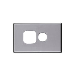 Elegant Single Gpo Aluminium Plate Horizontal Silver Matte