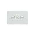 Elegant Wall Switch 3 Gang 250V 16A Horizontal