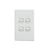 Elegant Wall Switch 4 Gang 250V 16A Vertical