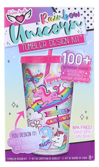 Fashion Angels Rainbow Unicorn Sticker Tumbler Kit