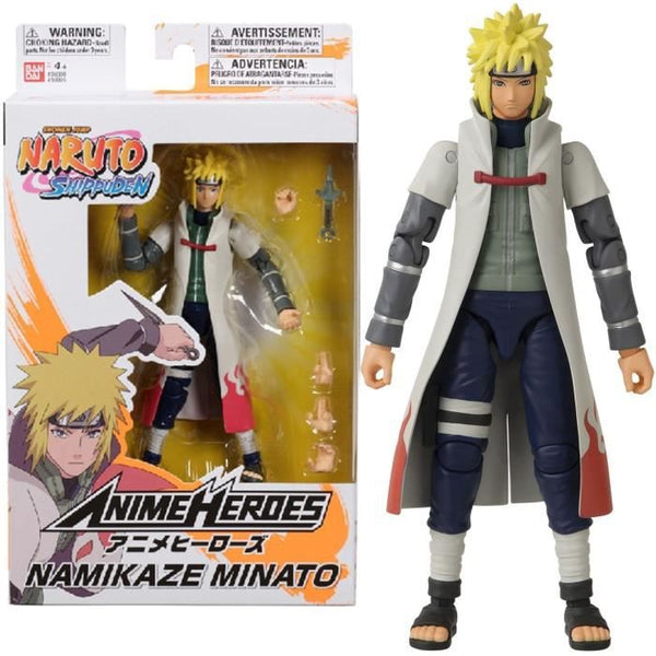 BANDAI Anime Heroes - Naruto Shippuden - Figurine Anime heroes 17 cm - Namikaze Minato