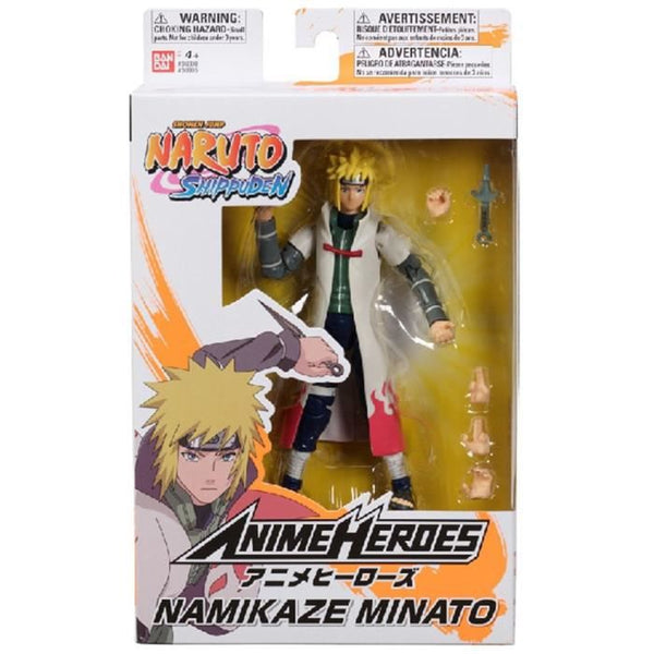 BANDAI Anime Heroes - Naruto Shippuden - Figurine Anime heroes 17 cm - Namikaze Minato