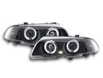 Set faro BMW Serie 3 Limo tipo E46 98-01 nero