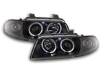 Set di fari Audi A4 tipo B5 95-99 nero