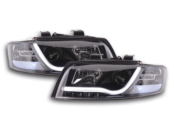 Faro Daylight LED DRL look Audi A4 tipo 8E 01-04 nero