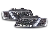 Faro Daylight LED DRL look Audi A4 tipo 8E 01-04 cromato