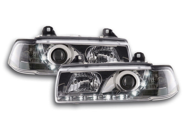 Fari Daylight Luci di marcia diurna a LED BMW 3er E36 Coupe, Cabrio 92-99 cromate