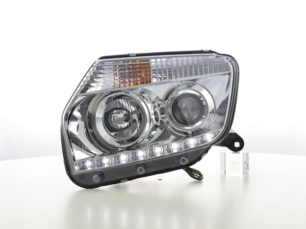 Set di fari Daylight Luci di marcia diurna a LED Dacia Duster dal 2014 cromate