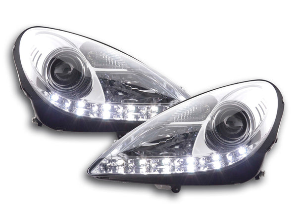 Faro Daylight LED DRL look Mercedes SLK R171 04-11 cromato