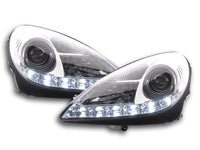 Set fari Xenon Daylight Luci di marcia diurna a LED Mercedes SLK R171 cromate