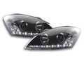 Set di fari Daylight LED DRL look Kia cee'd 5 porte. Tipo ED 06-09 nero