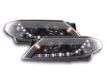 Faro Daylight LED DRL look Renault Laguna (tipo G) 01-05 nero