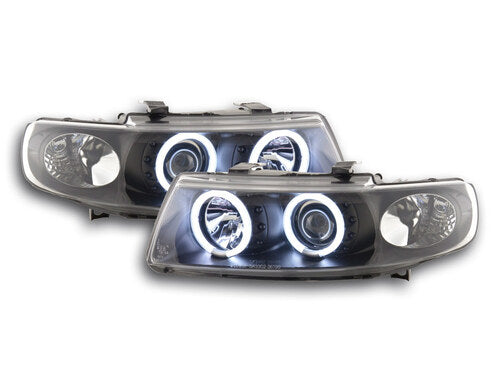 Faro Set Angel Eyes CCFL Seat Leon (1M) 99-06 nero