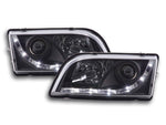 Faro Daylight LED DRL look Volvo S40 / V40 tipo V 96-04 nero