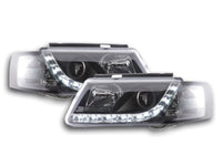 Set di fari Daylight Luci di marcia diurna a LED VW Passat tipo 3B 97-00 nere