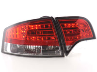 Set di luci posteriori a LED Audi A4 berlina tipo 8E 04-07 rosso / trasparente