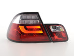 Set di luci posteriori a LED BMW Serie 3 E46 Coup? 03-07 rosso / trasparente