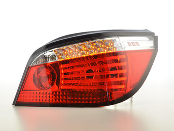 Set di luci posteriori a LED BMW serie 5 E60 berlina 08-09 rosso / trasparente