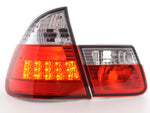 Set luci posteriori a LED BMW Serie 3 Touring tipo E46 98-05 trasparente / rosso