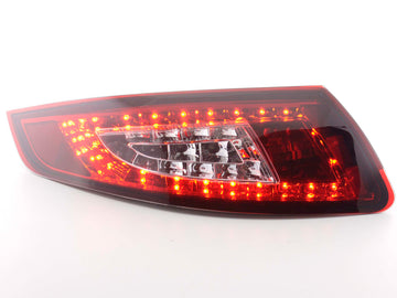 Set luci posteriori a LED Porsche 911 tipo 997 05-09 rosso / trasparente