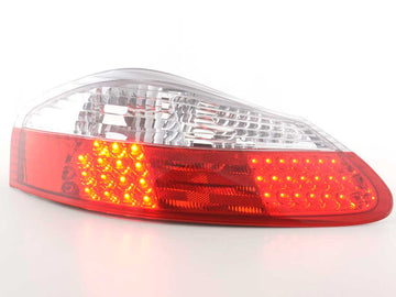 Set luci posteriori a LED Porsche Boxster tipo 986 1996-2004 trasparente / rosso