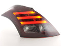 Fanali posteriori a LED set Suzuki Swift 2011- rosso / nero