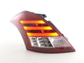 Fanali posteriori LED Suzuki Swift Sport 11-13 rosso / trasparente