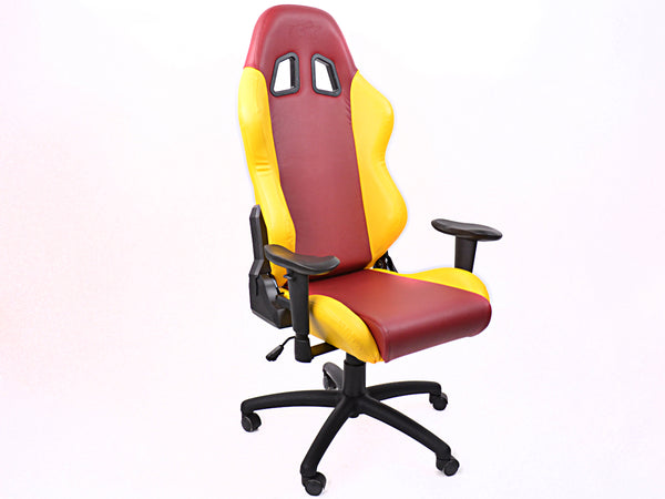 Sedia da gioco FK eGame Seats sedile da gioco eSports Liverpool rosso / giallo