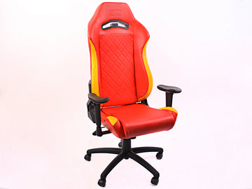 Sedia da gioco FK eGame Seats eSports play seat London rossa / gialla