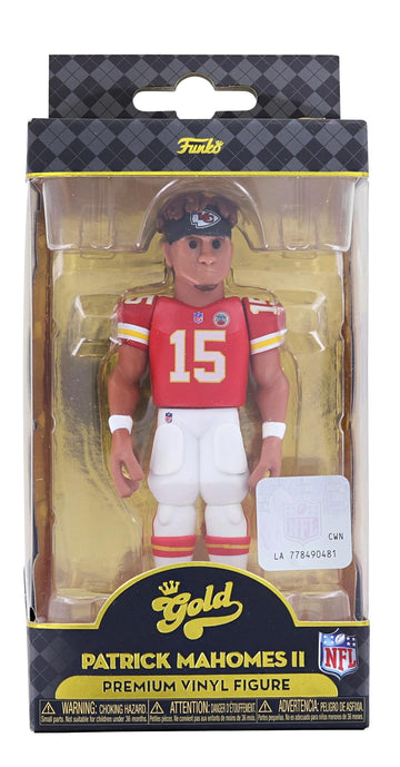 Kansas City Chiefs NFL Funko Gold 5 Inch Vinyl Figure § Patrick Mahomes