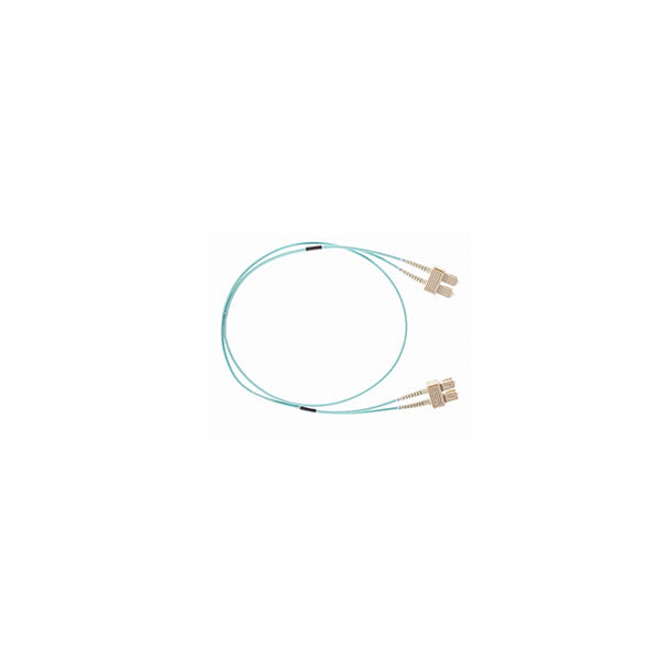 Sc Sc Om4 Multimode Fibre Optic Cable Aqua