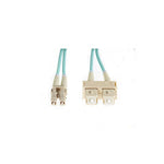 Lc Sc Om4 Multimode Fibre Optic Cable Aqua