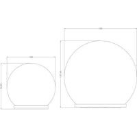 GALIX Sphere solaire - Effet verre brisé - Ø 15cm