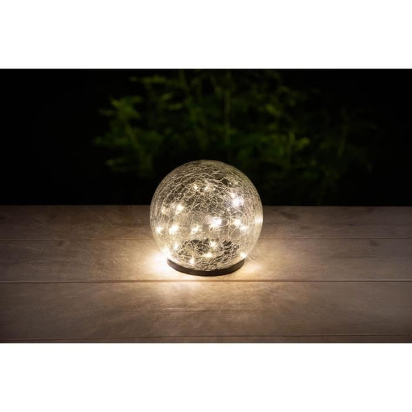 GALIX Sphere solaire - Effet verre brisé - Ø 15cm