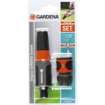 GARDENA Nécessaire de base – Adapté tuyau Ø15mm – Compatibilité Original GARDENA System – Kit complet – Garantie 2ans